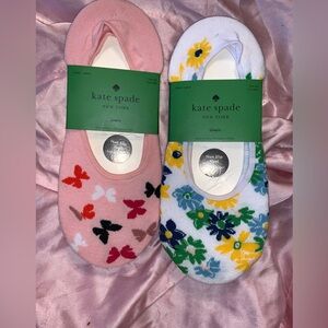 Kate Spade Floral Liner Socks 2  Sets 6 pairs nwt